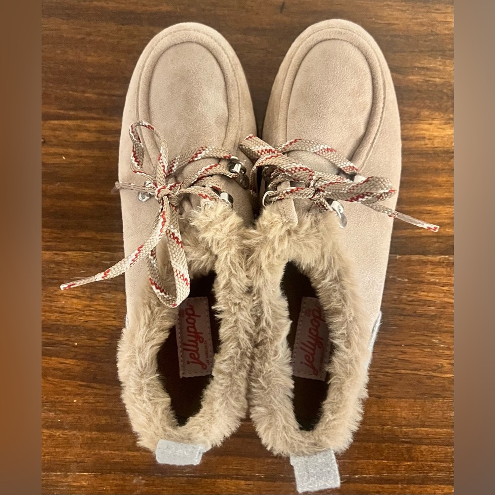 Jellypop Faux Fur Ankle booties Women’s cozy trendy preppy